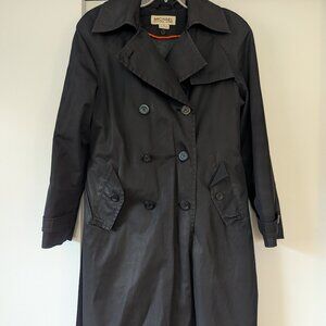 Michael Kors black trenchcoat with removable lining
